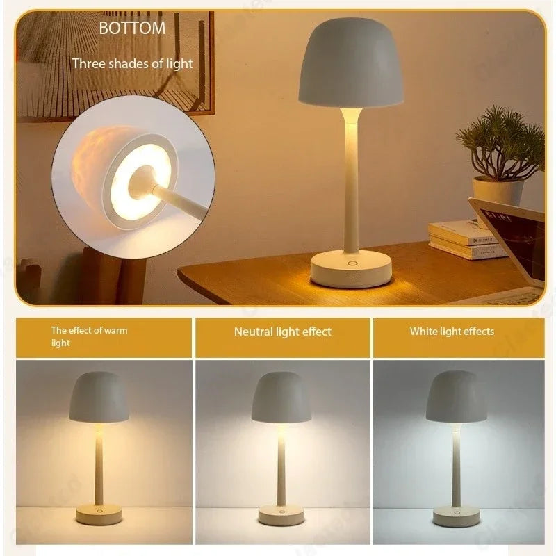 Lampe de Bureau LED Ambiance Onde d'Eau Lumière Romantique Projection Veilleuse Cadeau